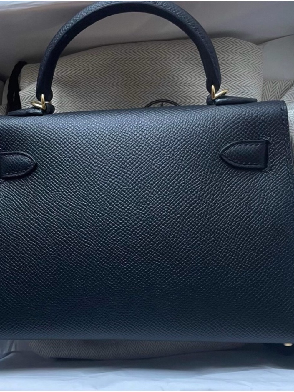 Hermes Kelly Mini Noir GHW - Picture 2 of 11
